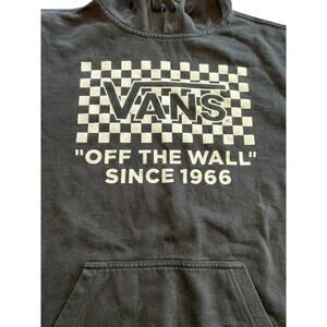 VANS OFF THE WALL, black pullover sweatshirt Hoodie, Men's size S